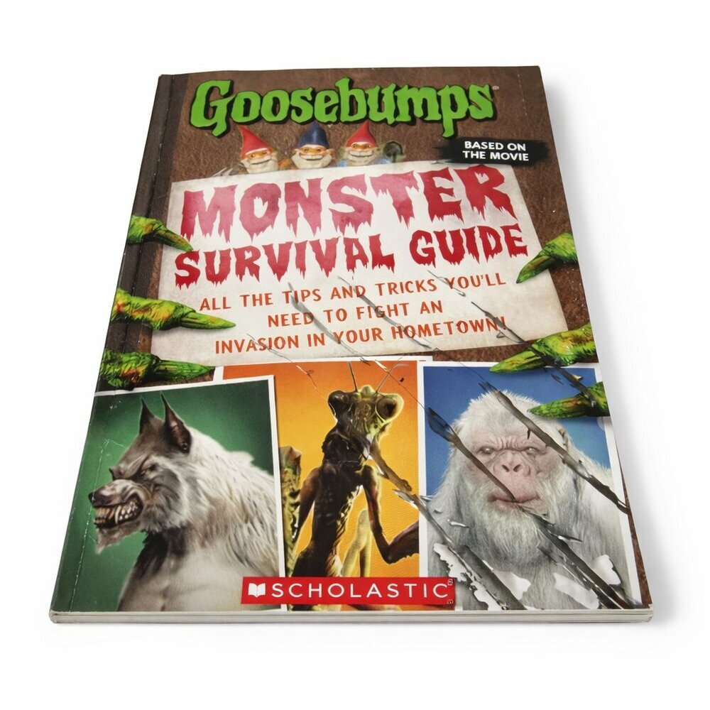 Goosebumps Monster Survival Guide Scholastic Paperback Movie Tie-In R.L. Stine
